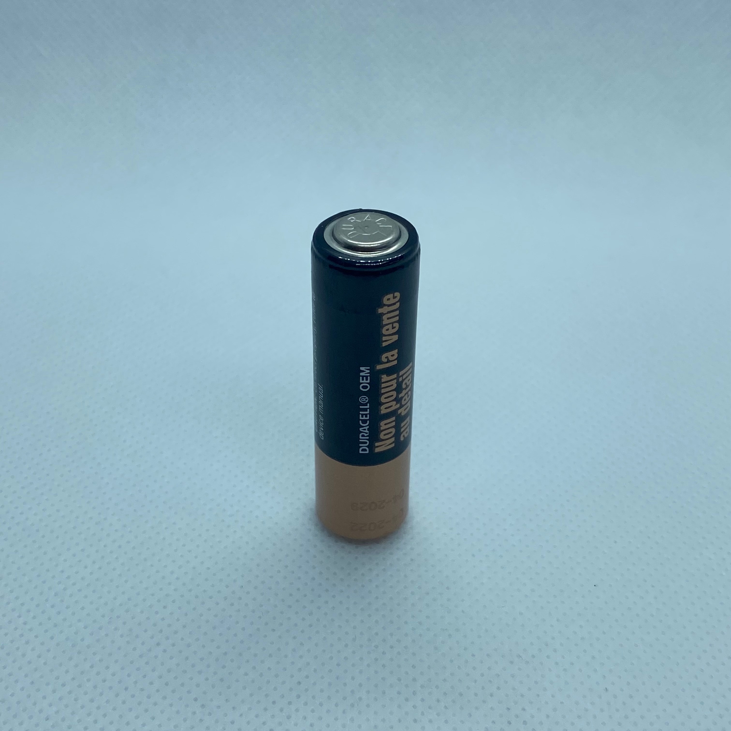 Shot of the battery from a Up-side-down position