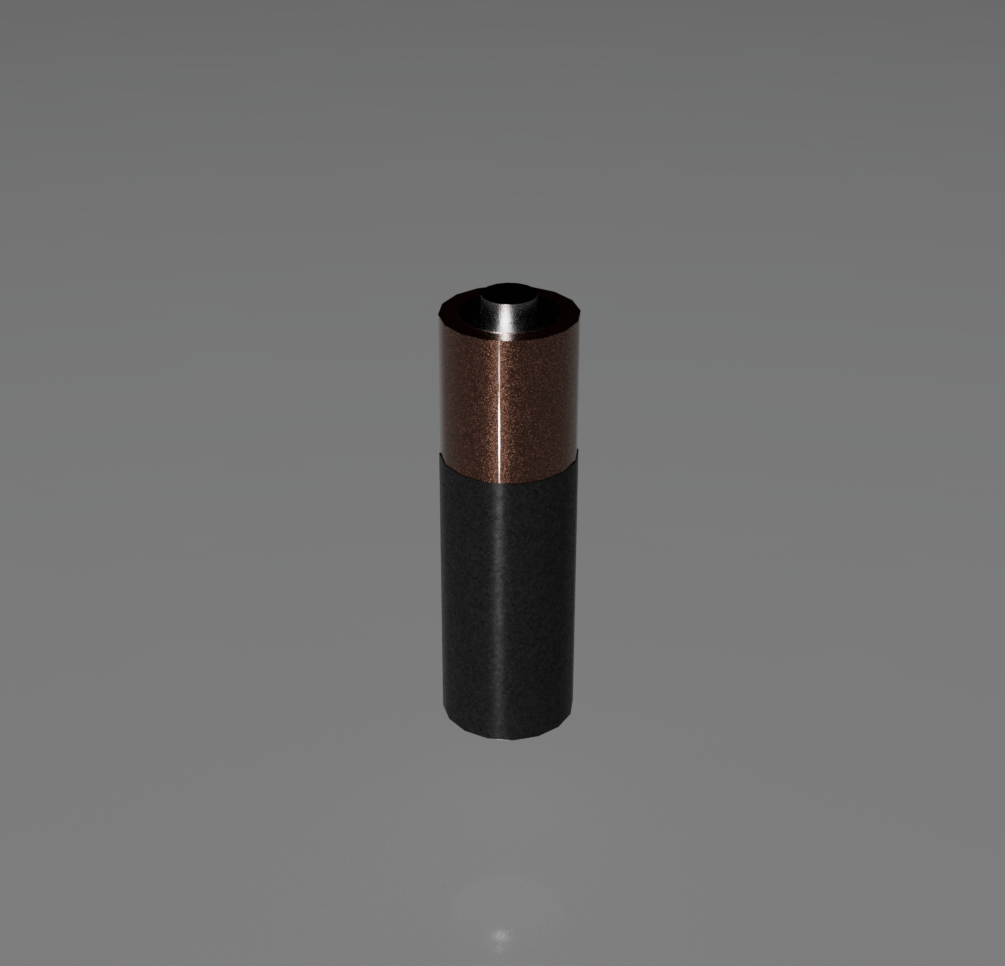 RE-RENDERING of the battery, wanted to practice rendering before proceeding