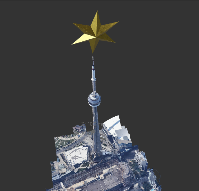 AR star on the CN TOWER