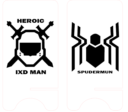Icons from Halo and Spiderman(my two favourite console games)